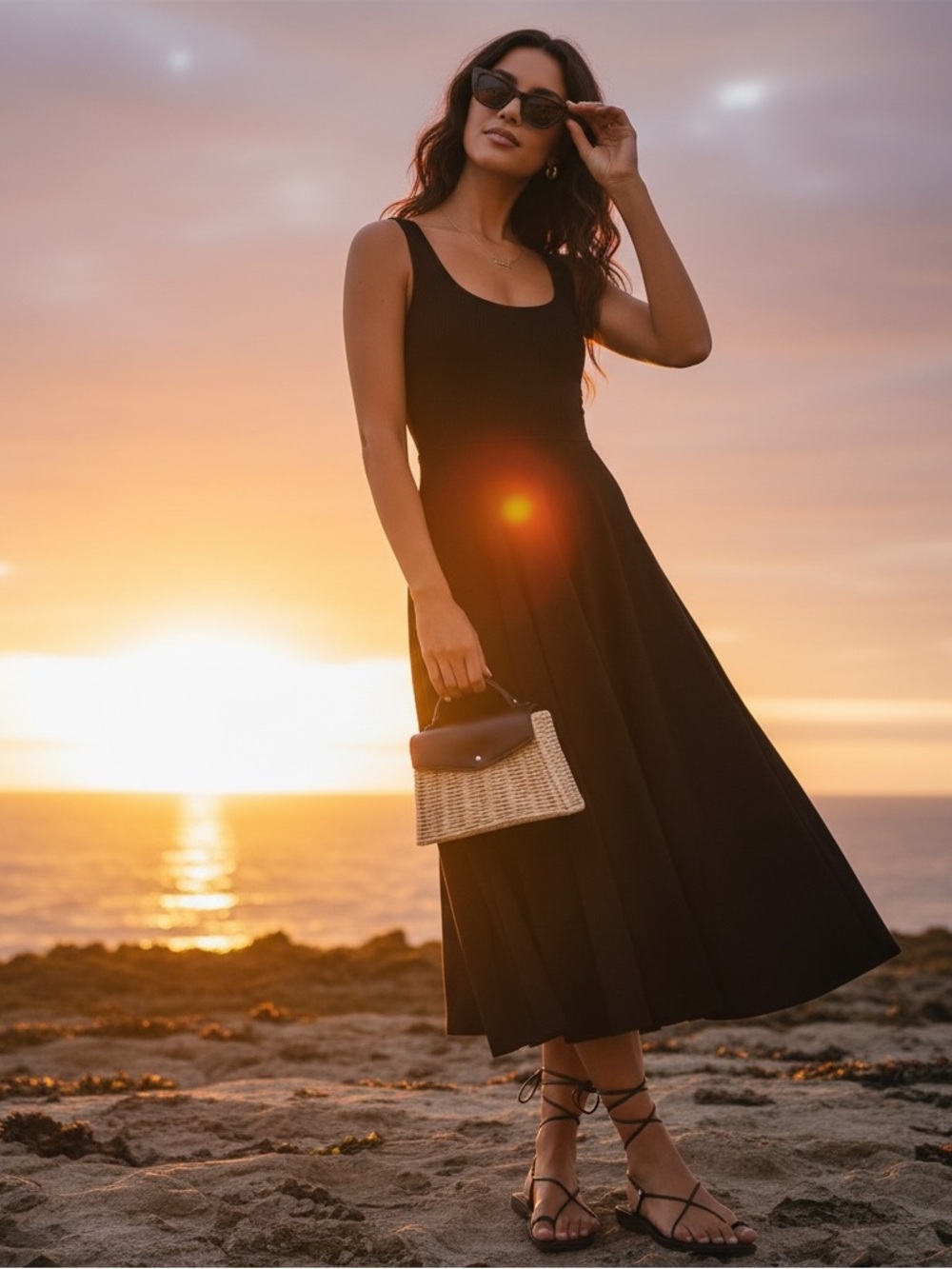 Small Tuckernuck Pomander Place Black Leon Dress